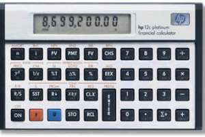 Primeiro contato com a calculadora HP12C